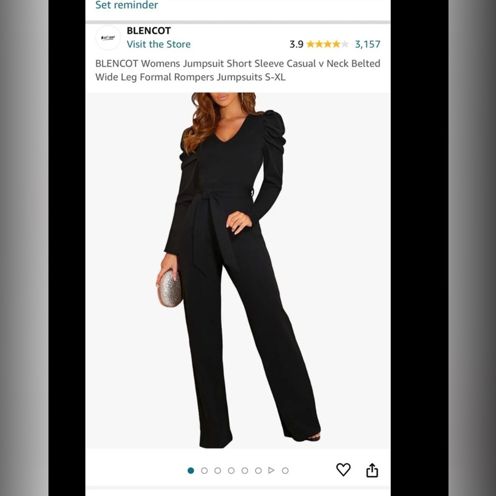 Women's‎ Black Jumpsuit